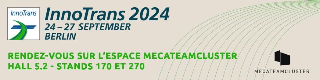 INNOTRANS - BORFLEX HALL 5.2 Stand 170 Espace cluster MECATEAM