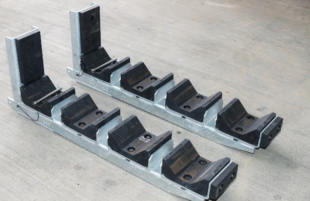 Shark Fork BORFLEXpour déplacement d'essieux sécurisé. pièce durable, haute résistance en extérieur