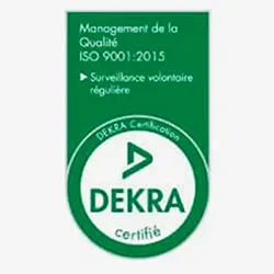 Certification ISO9001:2015 - Management de la qualité